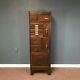 Antique Weis Oak Library Filing Cabinet