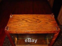 Antique West Gum Co oak chewing gum counter top display case-15433