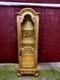 Antique Wieman Gold Curio 3 Shelve Cabinet Display. Hollywood Regency Style
