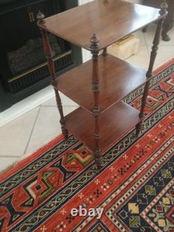 Antique William 1V Mahogany Whatnot Circa 1830