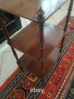Antique William 1V Mahogany Whatnot Circa 1830