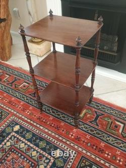 Antique William 1V Mahogany Whatnot Circa 1830