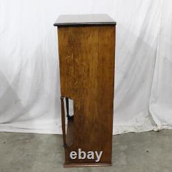 Antique Wood 4 Drawer Music Cabinet Chest Shelf