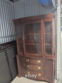 Antique Wood China Cabinet