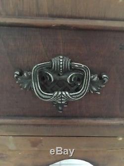 Antique Wood China/Curio Cabinet On Casters Local Pickup Only