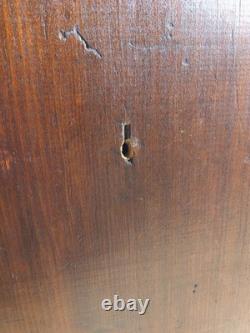 Antique Wood Corner Curio Cabinet Apothecary Cupboard WithKey