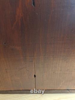 Antique Wood Corner Curio Cabinet Apothecary Cupboard WithKey