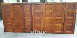 Antique Wood File Cabinet Set Library Bureau Sole Makers 7 units 4 Drawers Each