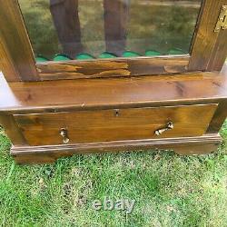 Antique Wood Gun Cabinet