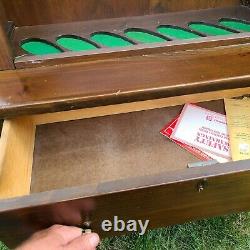 Antique Wood Gun Cabinet