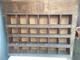 Antique Wood Primitive Cubby Cabinet General Store Rare