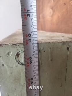Antique Wood Primitive Cubby Cabinet General Store Rare