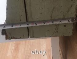 Antique Wood Primitive Cubby Cabinet General Store Rare