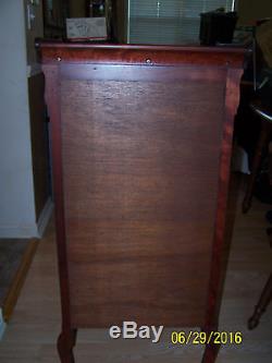 Antique Wood Sheet Music Cabinet
