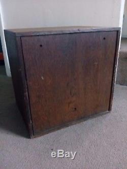 Antique Wood Small Chest Drawers/Cabinet Apothecary/Industrial/Printers/Filing