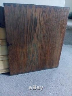 Antique Wood Small Chest Drawers/Cabinet Apothecary/Industrial/Printers/Filing