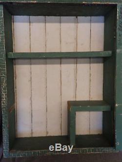 Antique Wood Surface Mount Medicine Cabinet Cupboard Vtg Bathroom Fixture 892-16