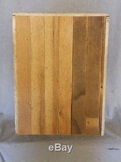 Antique Wood Surface Mount Medicine Cabinet Cupboard Vtg Bathroom Fixture 892-16