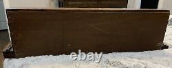 Antique Wood Wall Hanging Bathroom Kitchen Vanity Mirror Cupboard Shelf & Mirror