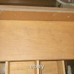 Antique Wooden 8 Drawer Spice Cabinet Box Cupboard Apothecary Chest 1800s