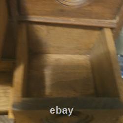Antique Wooden 8 Drawer Spice Cabinet Box Cupboard Apothecary Chest 1800s