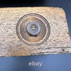Antique Wooden 8 Drawer Spice Cabinet Box Cupboard Apothecary Chest Hang 17 3/4