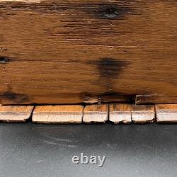 Antique Wooden 8 Drawer Spice Cabinet Box Cupboard Apothecary Chest Hang 17 3/4
