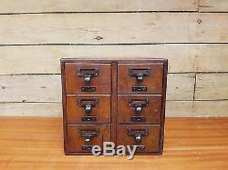 Antique Wooden Filing Cabinet / Filing Drawers