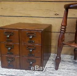 Antique Wooden Filing Cabinet / Filing Drawers