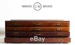 Antique Wooden Hamilton Flat File