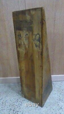 Antique Wooden Printers File Pigeon Hole Type Block Cabinet Hamilton Co Wisconsi