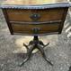 Antique Wooden Sewing Cabinet With Claw Feet