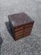 Antique Wooden Tabletop Cabinet Drawer Jewelry Collector Apothecary Victorian