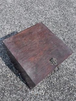 Antique Wooden Tabletop Cabinet Drawer Jewelry Collector Apothecary Victorian