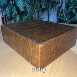 Antique Yawman Erbe 2 Drawer Library Card Catalog Index File Cabinet Wood Box