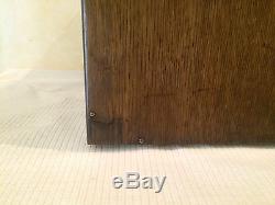 Antique Yawman and Erbe Table Top Oak Card Catalog/File Cabinet