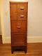 Antique Yawman And Erbe Tiger Oak Standing File Cabinet 1914