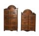 Antique Apothecary Cabinets. Wall Hanging. 16 And 14 In Height. Sunburst Arch