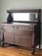 Antique Bar/hutch With Mirror