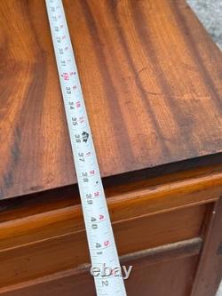 Antique chinese cypress wood hall cabinet console Table Server Country