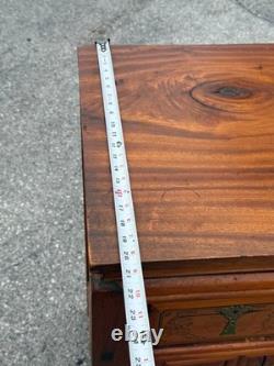 Antique chinese cypress wood hall cabinet console Table Server Country