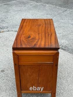 Antique chinese cypress wood hall cabinet console Table Server Country