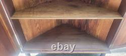Antique corner hutch