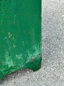 Antique dry sink old green paint PA folk art 1800s primitive softwood cabinet