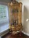Antique French Curio Cabinet Gold