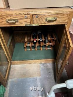 Antique hand made oak Hutch furniture