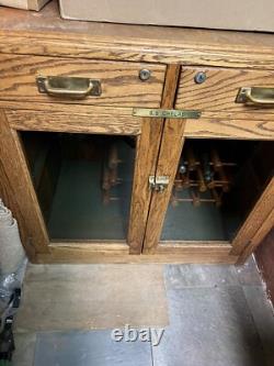 Antique hand made oak Hutch furniture