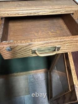 Antique hand made oak Hutch furniture