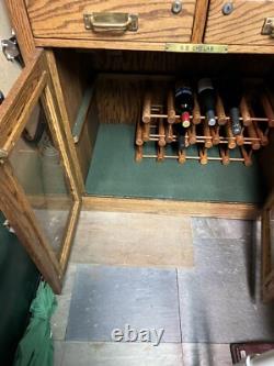 Antique hand made oak Hutch furniture