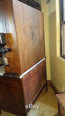Antique hoosier kitchen cabinet